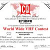 AWARDS CQ WW 50Mhz