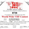 AWARDS CQ WW 50MHz
