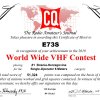 AWARDS CQ WW 50MHz