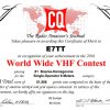 AWARDS CQ WW 50MHz