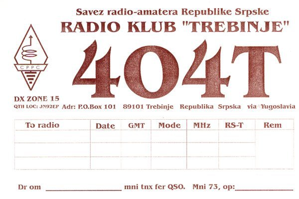 Naše QSL