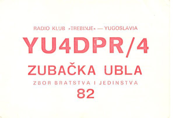 Naše QSL