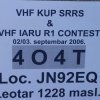 VHF KUP SRRS 2006